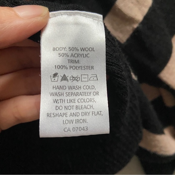 Clements Ribeiro Portobello Wool Blend Cardigan Floral Print Knit Open Wrap S/M - Picture 5 of 7